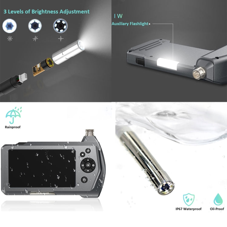 TESLONG NTS450A 4.5-inch Screen Industrial Handheld Endoscope with Light, Speci: 5.5mm Lens-1m -  by TESLONG | Online Shopping South Africa | PMC Jewellery | Buy Now Pay Later Mobicred