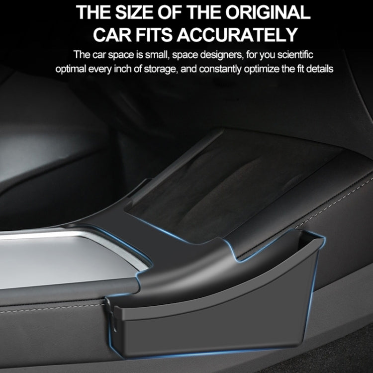 For Tesla Model Y / 3 Center Side Storage Box Side Organizer Saddle Box Interior Modification Accessories - Stowing Tidying by PMC Jewellery | Online Shopping South Africa | PMC Jewellery | Buy Now Pay Later Mobicred