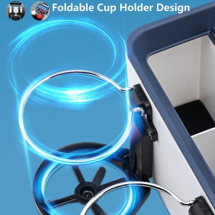 Car Multifunctional Water Cup Holder Armrest Box Paper Box(Blue) - Car Drink Holders by PMC Jewellery | Online Shopping South Africa | PMC Jewellery | Buy Now Pay Later Mobicred