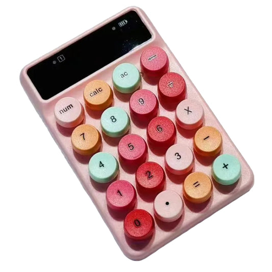 Q3 2.4G Mini Wireless Office Digital Keyboard Cash Register Financial Accounting Password Keypad(Pink) - Mini Keyboard by PMC Jewellery | Online Shopping South Africa | PMC Jewellery | Buy Now Pay Later Mobicred