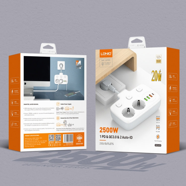 LDNIO Without Wire Adapter Plug Board Converter, Specification: UK Plug Hole - Extension Socket by LDNIO | Online Shopping South Africa | PMC Jewellery | Buy Now Pay Later Mobicred