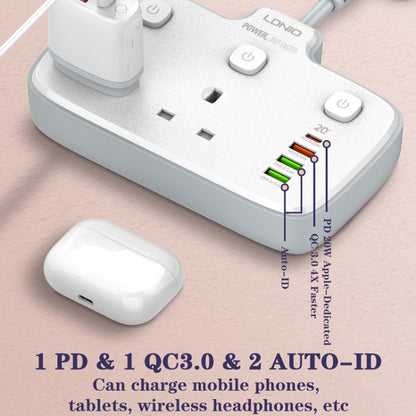 LDNIO Without Wire Adapter Plug Board Converter, Specification: Universal Hole UK Plug - Extension Socket by LDNIO | Online Shopping South Africa | PMC Jewellery | Buy Now Pay Later Mobicred