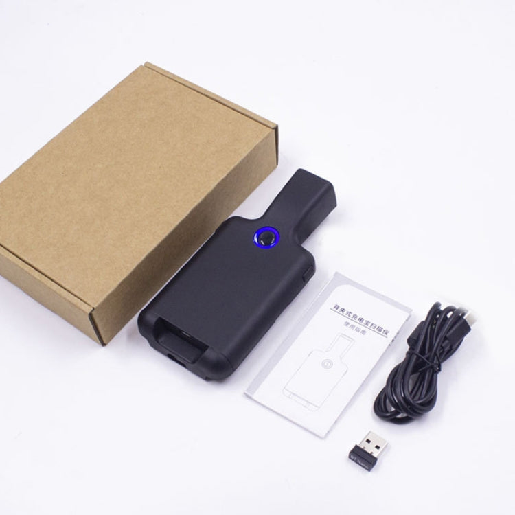 HC101D  2D Bluetooth Barcode Scanner Wireless Back Clip Phone Barcode Reader, Spec: Side - Barcode Scanner by PMC TechLife | Online Shopping South Africa | PMC TechLife