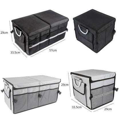 Car Trunk Storage Box Oxford Cloth Folding Organizer With Reflective Strips, Color: Small Black - Stowing Tidying by PMC Jewellery | Online Shopping South Africa | PMC Jewellery | Buy Now Pay Later Mobicred