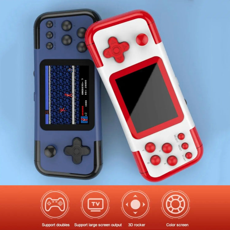 A12 3.0-Inch HD Colorful Screen Retro Handheld Game Console With 666 Built-In Games, Model: Double Red Blue - Pocket Console by PMC Jewellery | Online Shopping South Africa | PMC Jewellery | Buy Now Pay Later Mobicred