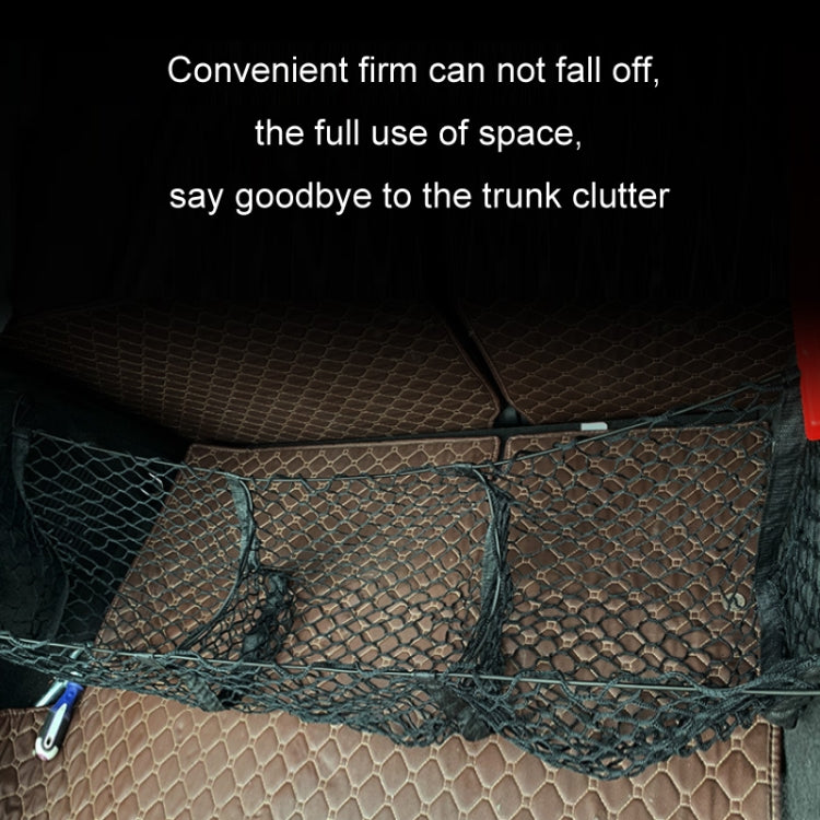 Pickup Truck Three-dimensional Net Bag Off-road Vehicle Trunk Luggage Net Bag, Size: 110x30cm(Three Pocket) - Stowing Tidying by PMC Jewellery | Online Shopping South Africa | PMC Jewellery | Buy Now Pay Later Mobicred