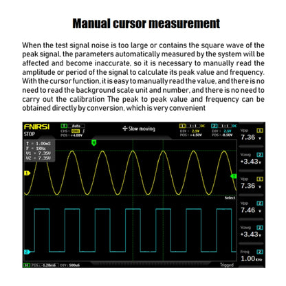 FNIRSI 2 In 1 Dual-Channel 100M Bandwidth Digital Oscilloscope 1GS Sampling Signal Generator, EU Plug 1014D - Digital Multimeter by FNIRSI | Online Shopping South Africa | PMC Jewellery | Buy Now Pay Later Mobicred