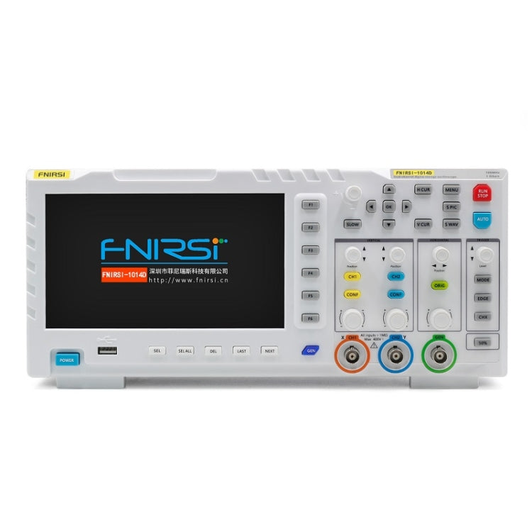 FNIRSI 2 In 1 Dual-Channel 100M Bandwidth Digital Oscilloscope 1GS Sampling Signal Generator, EU Plug 1014D +P4100 Probe - Digital Multimeter by FNIRSI | Online Shopping South Africa | PMC Jewellery | Buy Now Pay Later Mobicred