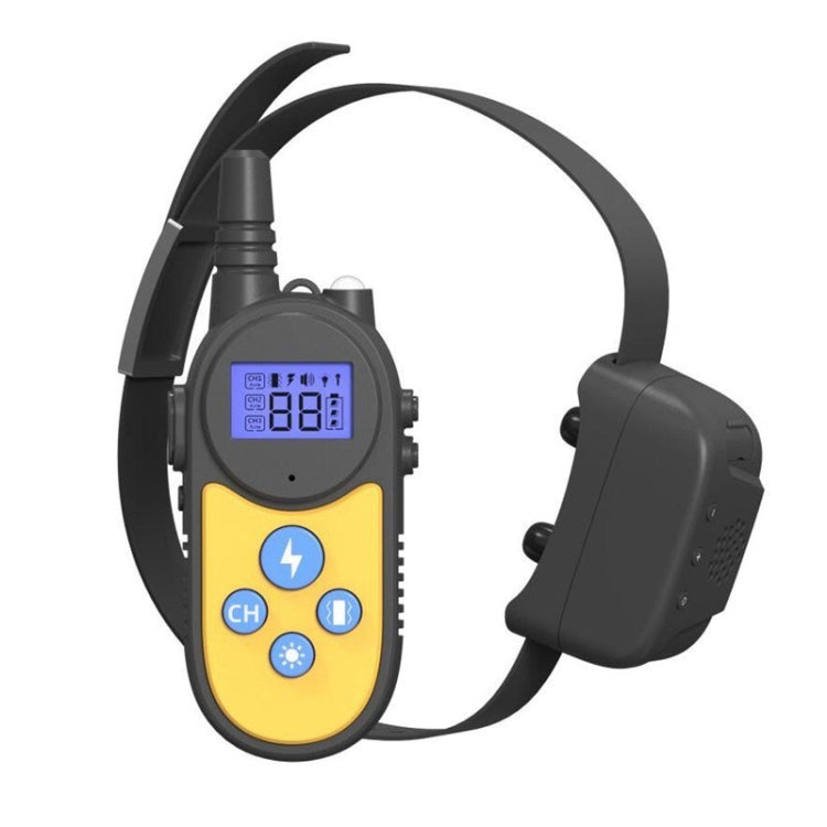 1000m Remote Control Intercom Dog Trainer Electric Shock Vibration Stop Barker(Yellow) - free shipping - PMC TechLife - Order now!