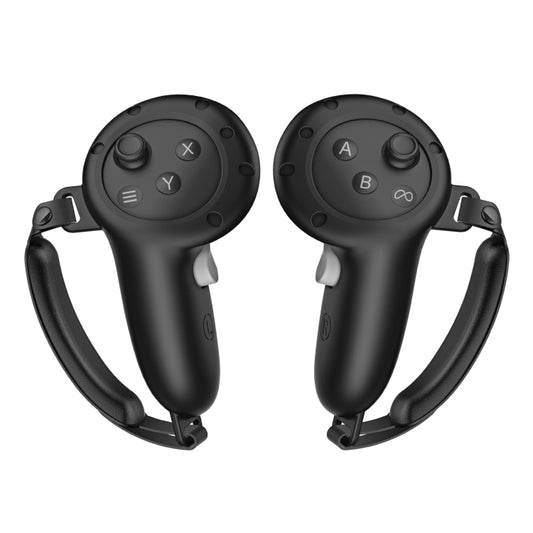 For Meta Quest 3 Handle Silicone Protective Cover VR Accessories(Black) - VR Accessories by PMC Jewellery | Online Shopping South Africa | PMC Jewellery