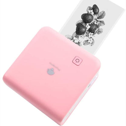 Phomemo M02 PRO Pocket Mini Small Portable Bluetooth Wrong Thermal Tag Printer(Pink) - Printer by Phomemo | Online Shopping South Africa | PMC Jewellery | Buy Now Pay Later Mobicred