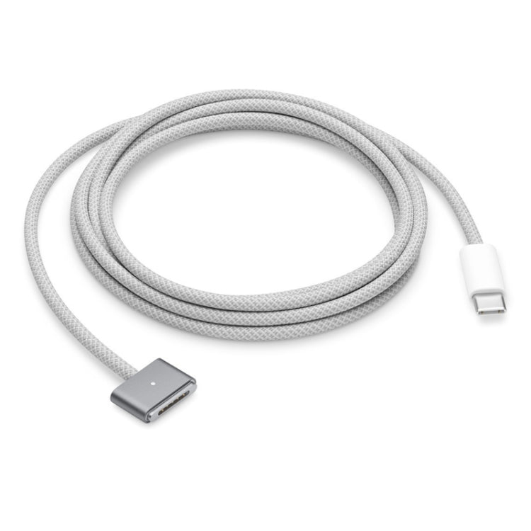 2m For Macbook Air/Pro Series Type-C To Magsafe 3 Braided Magnetic Cable(Gray) - Cable & Adapter by PMC Jewellery | Online Shopping South Africa | PMC Jewellery | Buy Now Pay Later Mobicred