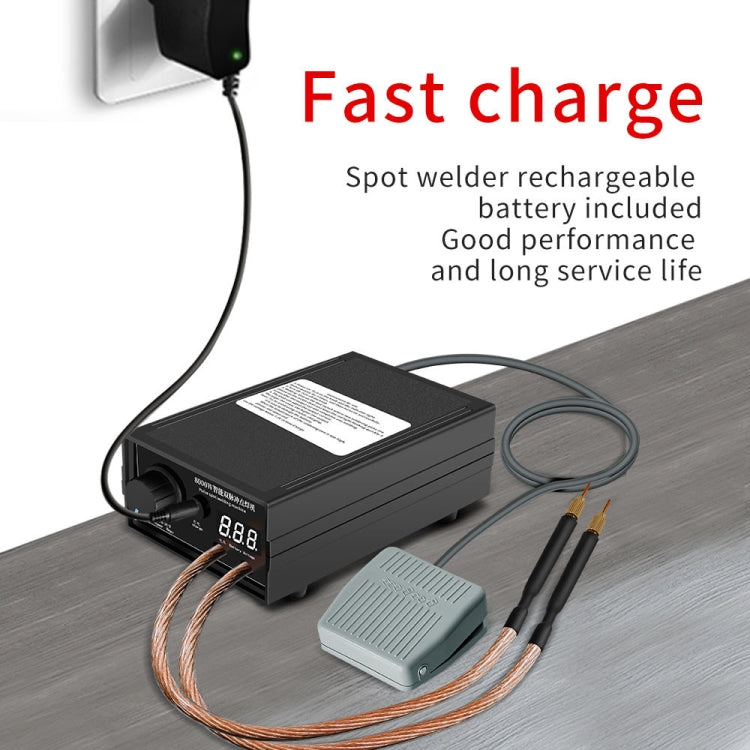 8000W High Power 18650 Battery Handheld Spot Welding Machine, Style: Footswitch Version EU Plug - Others by PMC TechLife | Online Shopping South Africa | PMC TechLife