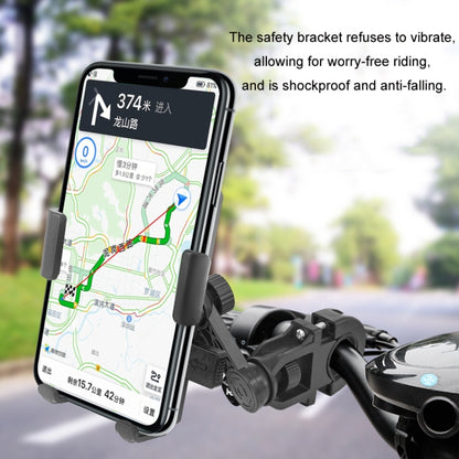 Anti-shake Automatic Locking Motorcycle Navigation Mobile Phone Holder, Random Color Delivery(Extension) - Holder by PMC Jewellery | Online Shopping South Africa | PMC Jewellery | Buy Now Pay Later Mobicred