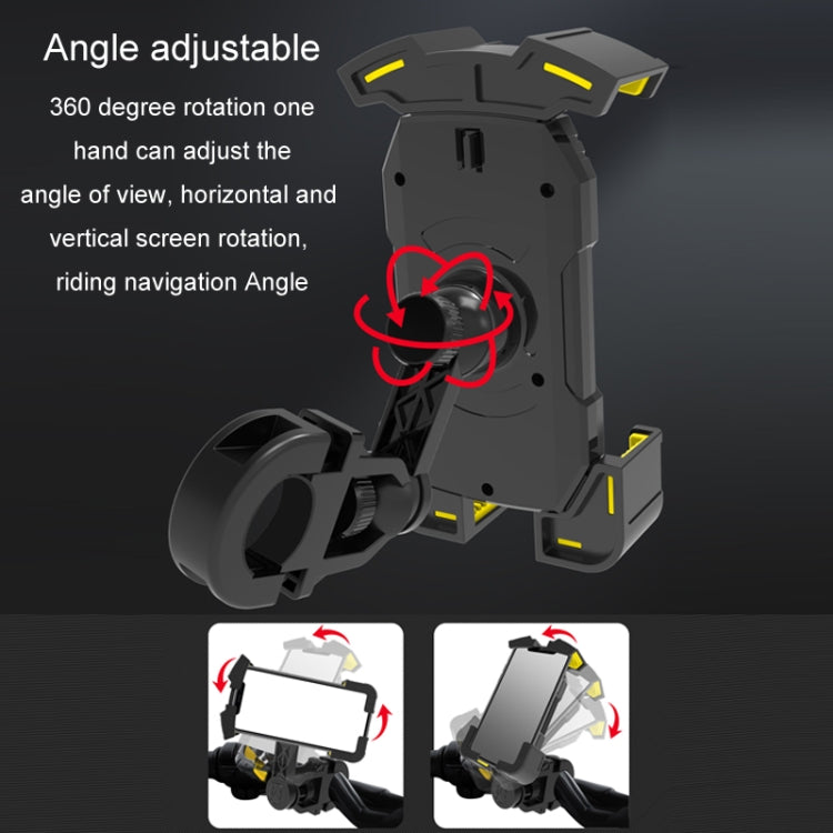 Shockproof Navigation Bracket for Motorcycle and Bicycle Mobile Phone, Random Color Delivery, Style: 2393P - Holder by PMC Jewellery | Online Shopping South Africa | PMC Jewellery | Buy Now Pay Later Mobicred