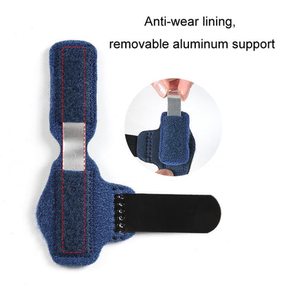 Finger And Toe Joint Sprain Support Stretching Exercise Belt, Specification: Right(Blue) - Corrector by PMC Jewellery | Online Shopping South Africa | PMC Jewellery