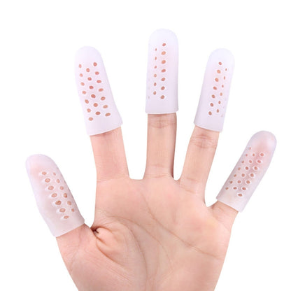 1pair Breathable Perforated Toe Protectors Anti Wear Sleeves, Size: L(Skin Tone) - Corrector by PMC Jewellery | Online Shopping South Africa | PMC Jewellery