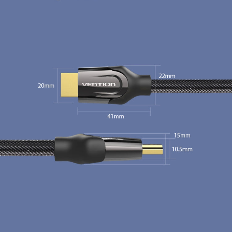 2m VenTion HDMI Round Cable Computer Monitor Signal Transmission Cable - Cable by VenTion | Online Shopping South Africa | PMC Jewellery | Buy Now Pay Later Mobicred