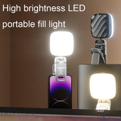 LED Mobile Phone Live Beauty Fill Light USB Charging Camera Pocket Light(White) - Selfie Light by PMC Jewellery | Online Shopping South Africa | PMC Jewellery | Buy Now Pay Later Mobicred