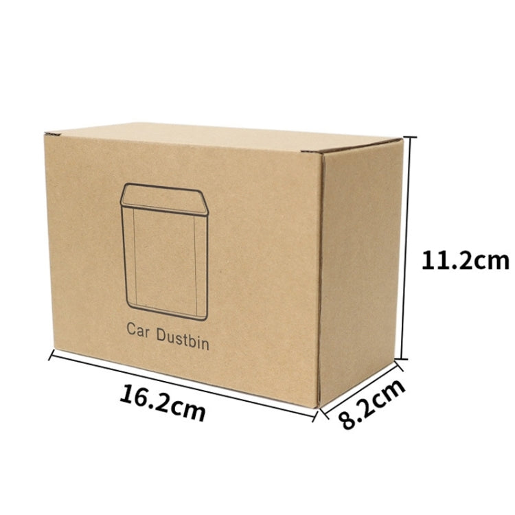 Multifunctional Car Dustbin Car Seatback Door Hanging Storage Box(Beige) - Stowing Tidying by PMC Jewellery | Online Shopping South Africa | PMC Jewellery | Buy Now Pay Later Mobicred