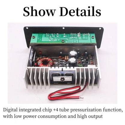 12V Car Audio Modification Ultra-thin Subwoofer Audio Amplifier Board RMS80W - Car Amplifiers by PMC Jewellery | Online Shopping South Africa | PMC Jewellery | Buy Now Pay Later Mobicred