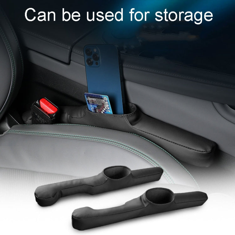 1pair Car Seat Storage Organizer Seat Anti Leakage Seam Fillers(Dark Coffee) - Seat Accessories by PMC Jewellery | Online Shopping South Africa | PMC Jewellery | Buy Now Pay Later Mobicred