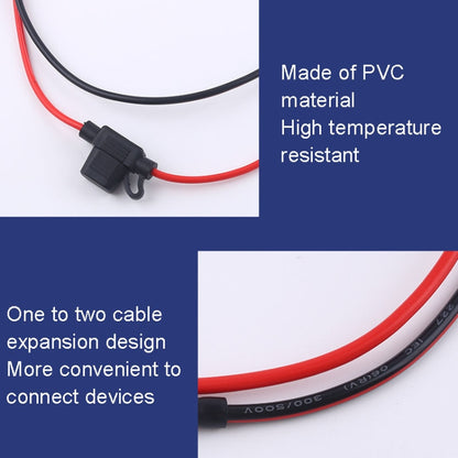 Car Cigarette Lighter Female Socket With 20A Fuse Tube, Cable Length: 3m - Cigar Socket by PMC Jewellery | Online Shopping South Africa | PMC Jewellery | Buy Now Pay Later Mobicred