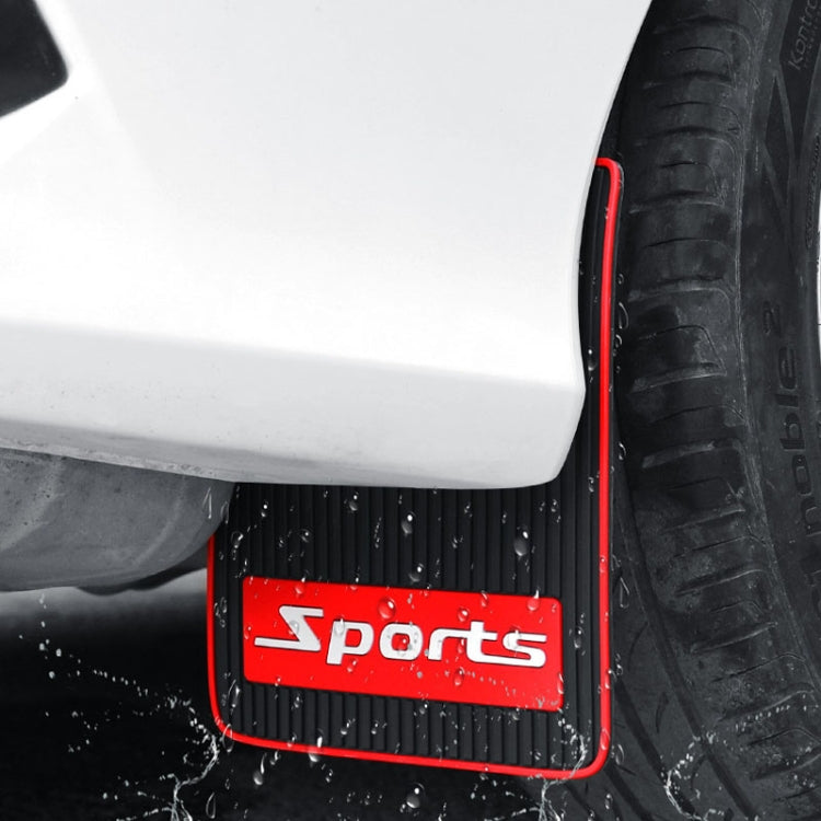 2pcs Car Tire Mud Flap Modification Plastic Anti-Splash Mud Flap, Style: Sports - Mudguards by PMC Jewellery | Online Shopping South Africa | PMC Jewellery | Buy Now Pay Later Mobicred