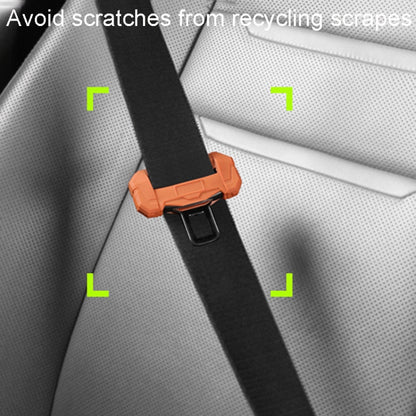 Large Car Seatbelt Buckle Protective Cover Anti Scratch Silicone Protector For Safety Belt Plugs(Black) - Seat Belts & Padding by PMC Jewellery | Online Shopping South Africa | PMC Jewellery | Buy Now Pay Later Mobicred