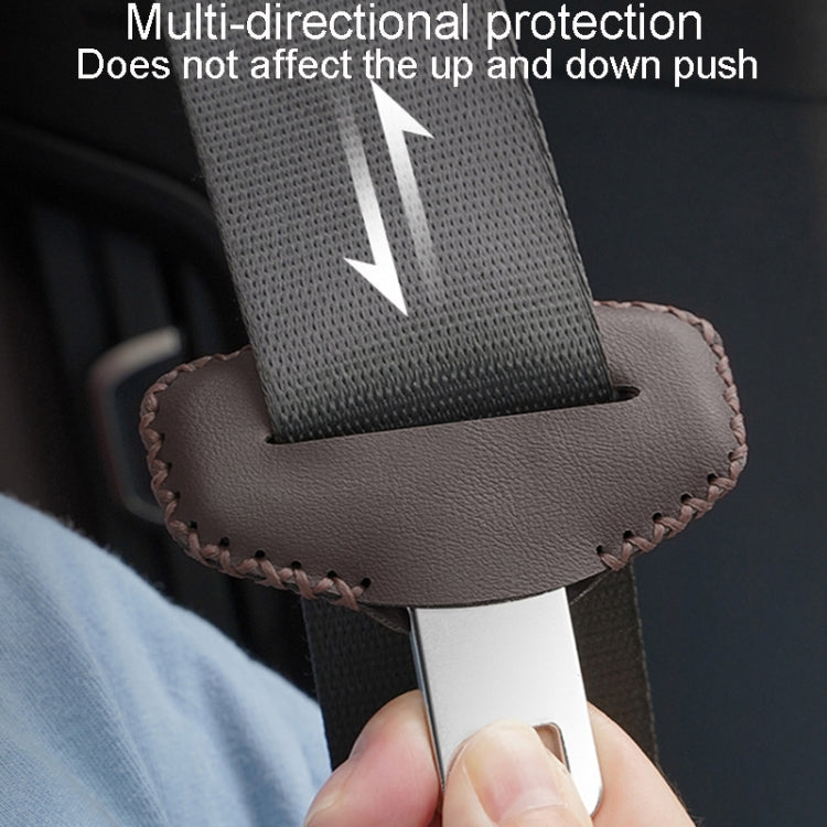 For BMW 1pair Seatbelt Insert Protector Bumper Belt Chuck Decoration(Black) - Seat Belts & Padding by PMC Jewellery | Online Shopping South Africa | PMC Jewellery | Buy Now Pay Later Mobicred