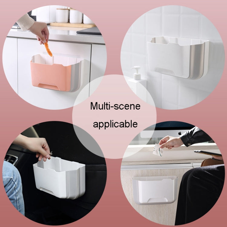 Foldable Car Bin Dual-Use Dustbin Organizer For Home And Car(Light Pink) - Stowing Tidying by PMC Jewellery | Online Shopping South Africa | PMC Jewellery | Buy Now Pay Later Mobicred