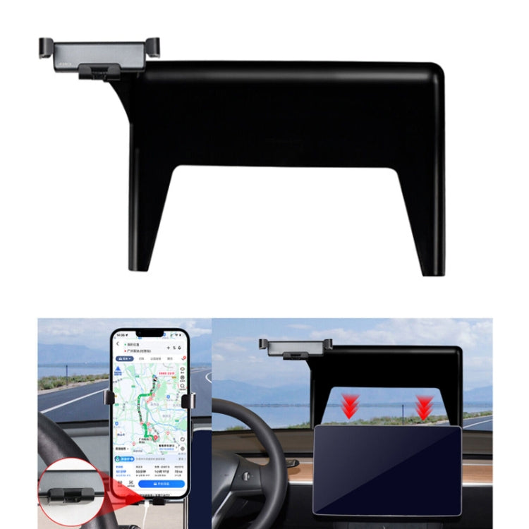 For Tesla 2019-2022 Model3/Y Car Central Control Screen Mobile Phone Holder(1set) - Car Holders by PMC TechLife | Online Shopping South Africa | PMC TechLife | Buy Now Pay Later Mobicred