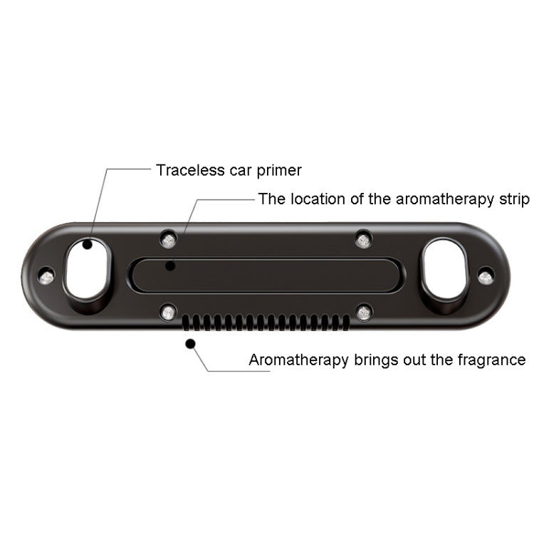 Car Temporary Parking Plate With Aroma Diffuser Moving Car Phone Number Plate Box Packing(Black) - Parking Card by PMC Jewellery | Online Shopping South Africa | PMC Jewellery