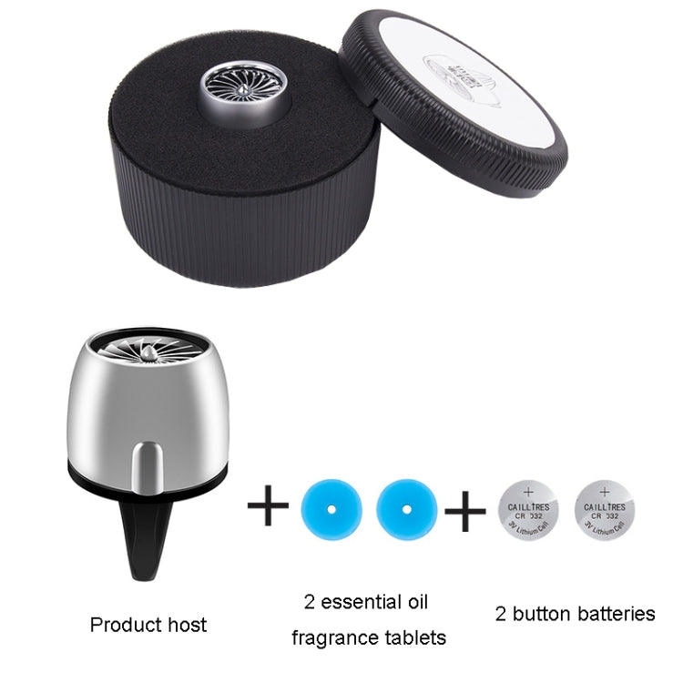 Car Fragrance Super Engine Car Air Conditioning Aroma Diffuser Outlet Ornament, Model: Bright Silver Blue Light - free shipping - PMC TechLife - Order now!