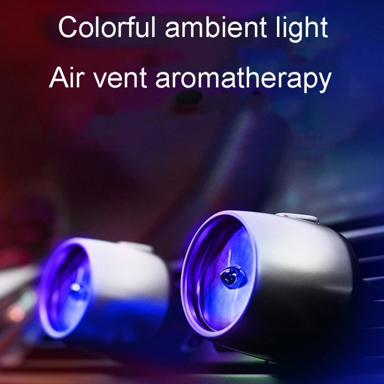 Car Fragrance Super Engine Car Air Conditioning Aroma Diffuser Outlet Ornament, Model: Bright Silver Red Light - Air Freshener by PMC Jewellery | Online Shopping South Africa | PMC Jewellery | Buy Now Pay Later Mobicred