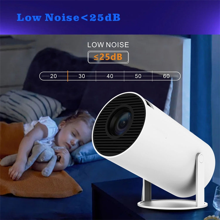 HY300 Smart Projector Android 11.0 System 120 Lumen Portable Projector US Plug - Mini Projector by PMC TechLife | Online Shopping South Africa | PMC TechLife