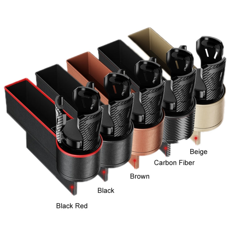 Car Seat Gap Storage Box Car Water Cup Holder Ashtray, Color: Left Carbon Fiber - Stowing Tidying by PMC Jewellery | Online Shopping South Africa | PMC Jewellery | Buy Now Pay Later Mobicred