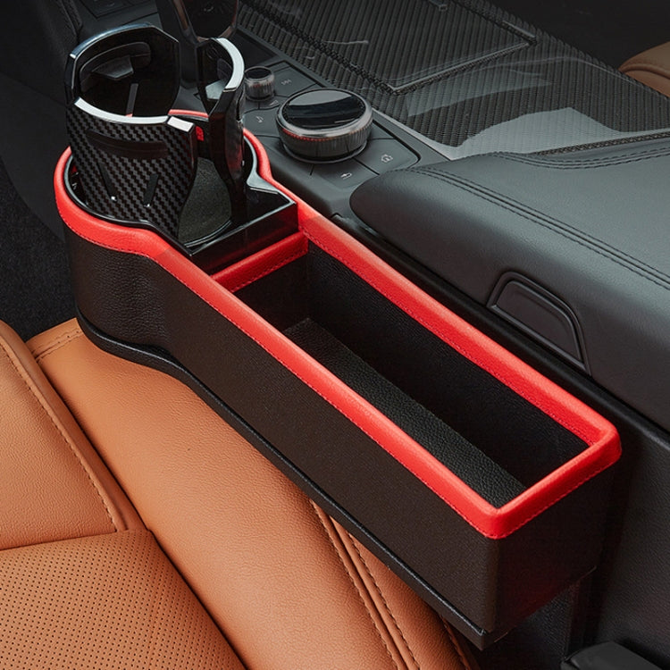 Car Seat Gap Storage Box Car Water Cup Holder Ashtray, Color: Right Carbon Fiber - Stowing Tidying by PMC Jewellery | Online Shopping South Africa | PMC Jewellery | Buy Now Pay Later Mobicred