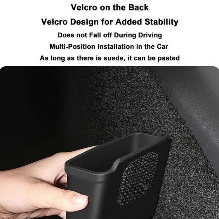 For Tesla Model 3Y Adhesive Sticker Installation Car Silicone Storage Bo(Black) - Stowing Tidying by PMC Jewellery | Online Shopping South Africa | PMC Jewellery | Buy Now Pay Later Mobicred