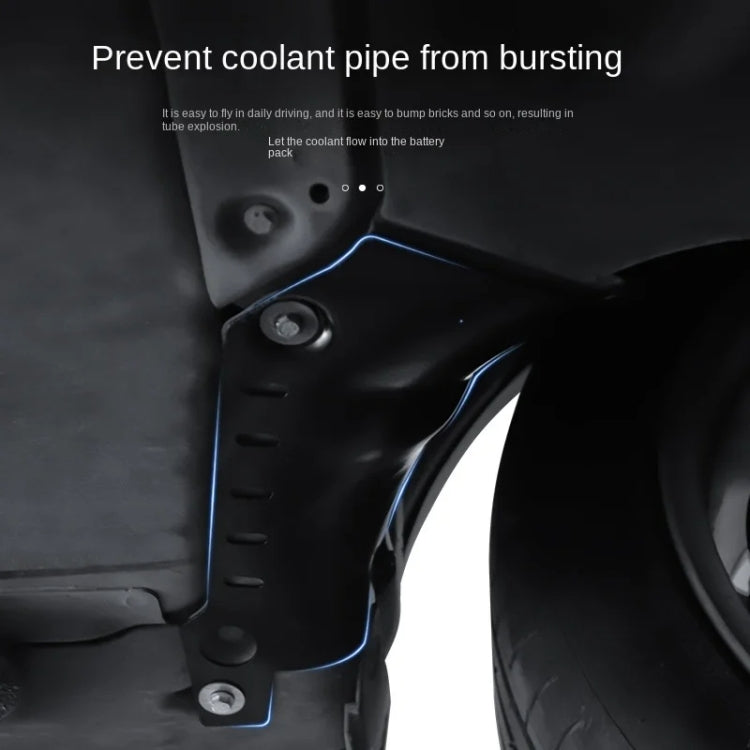 For Tesla  Model 3 Car Coolant Guard Board Chassis Pipe Protection Baffle Engine Battery Condenser Case - Anti Collision Sticker by PMC TechLife | Online Shopping South Africa | PMC TechLife | Buy Now Pay Later Mobicred