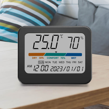 Indoor Temperature And Humidity Monitor Thermometer Hygrometer With Perpetual Calendar - Indoor Thermometer by PMC Jewellery | Online Shopping South Africa | PMC Jewellery