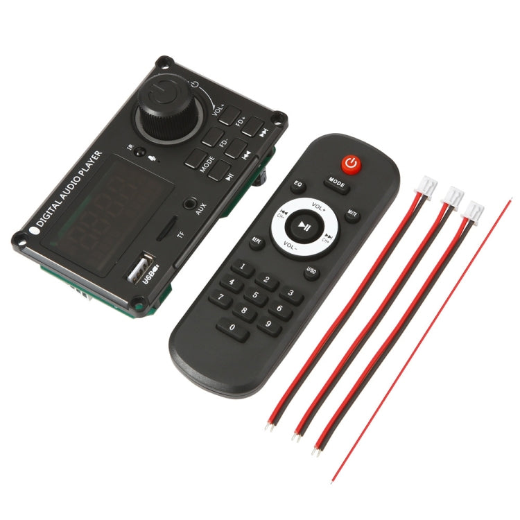 100W 12V TPA3116 Color Screen Power Amplifier Bluetooth Decoder Board With Recording Call(Silicone Remote Control) - Car MP3 & MP4 & MP5 by PMC TechLife | Online Shopping South Africa | PMC TechLife | Buy Now Pay Later Mobicred