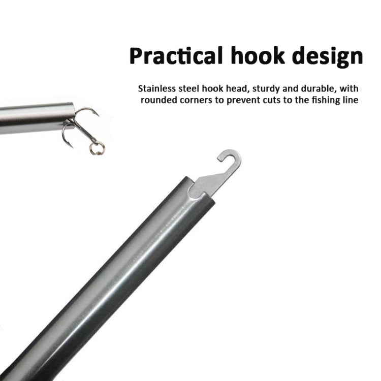 Aluminum Alloy Decoupler T-Shaped Fish Hook Remover Sea Fishing Equipment 24 X 7.5cm, Spec: Gray - Fishing Hooks by PMC Jewellery | Online Shopping South Africa | PMC Jewellery