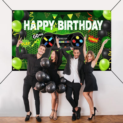 180x110cm Game Console Theme Birthday Background Birthday Party Decoration Banner(2023SRB51) - Birthday Party by PMC Jewellery | Online Shopping South Africa | PMC Jewellery