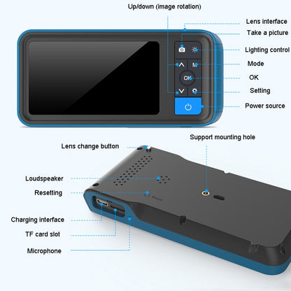 Teslong MS450 8mm Dual Lens HD 4.5 Inch Large Screen Borescope Auto Repair Tool -  by Teslong | Online Shopping South Africa | PMC Jewellery | Buy Now Pay Later Mobicred