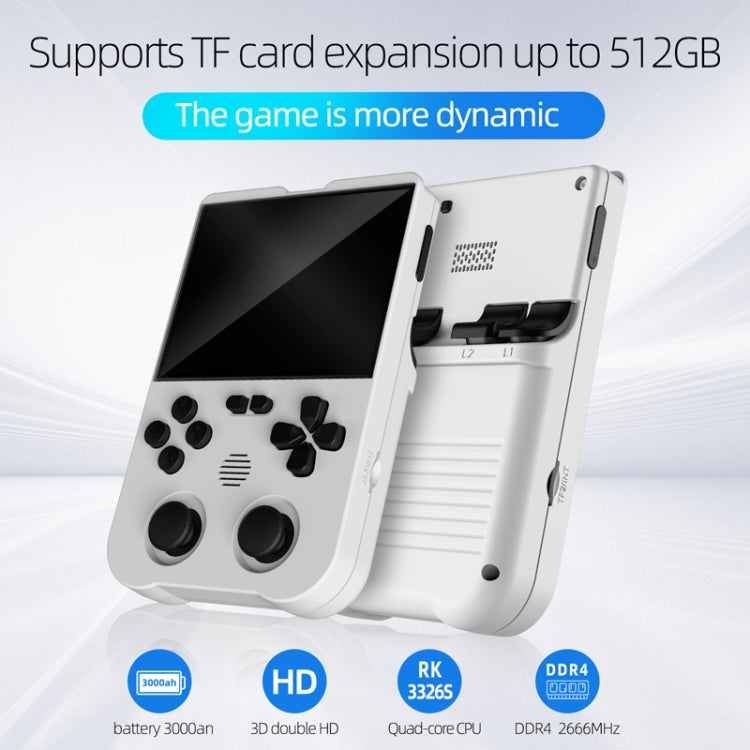AMPOWN XU10 Handheld Game Console 3.5-Inch IPS Screen Linux System Portable Video Arcade 256G(White) - free shipping - PMC Jewellery - Order now!