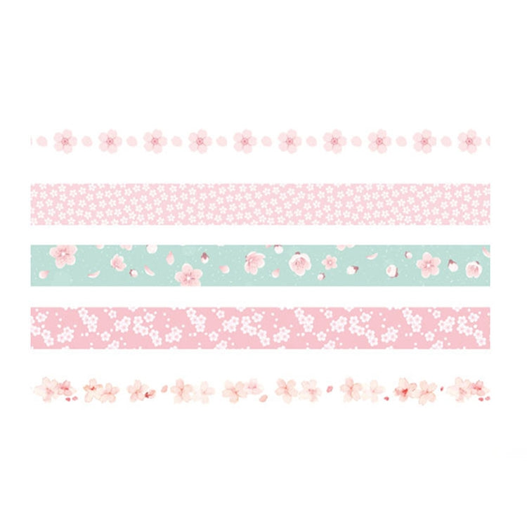 5rolls /Box 3m Washi DIY Decoration Handbook Tape Set, Color: Cherry Dye - Tape & Solid glue by PMC TechLife | Online Shopping South Africa | PMC TechLife | Buy Now Pay Later Mobicred