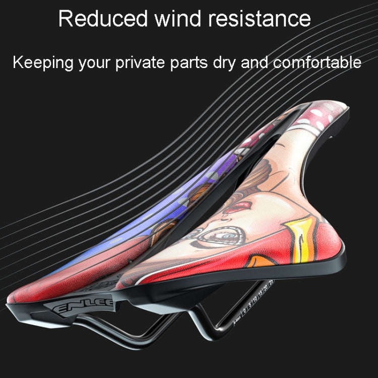 ENLEE E-ZD312 Bicycle MTB Saddle Cushion Super Soft Road Bike Saddle Pads, Model: H Model - Bicycle Saddle by ENLEE | Online Shopping South Africa | PMc TechLife | Buy Now Pay Later Mobicred
