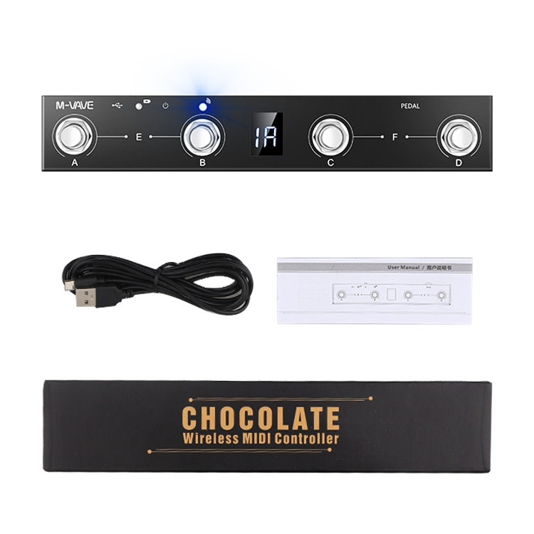 M-VAVE MIDI Bluetooth Controller MIDI Pedal Page Turner Multifunctional Musical Instrument Accessories - free shipping - PMC Jewellery - Order now!