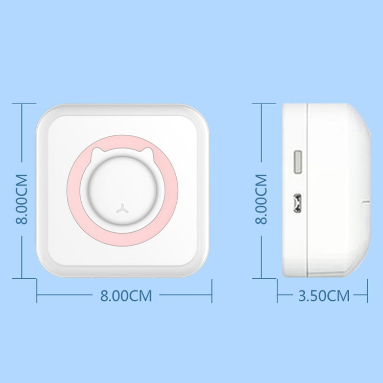 C15 Mini Student Bluetooth Inkless Photo Label Thermal Printer, Spec: Green+10 Paper - Printer by PMC Jewellery | Online Shopping South Africa | PMC Jewellery | Buy Now Pay Later Mobicred